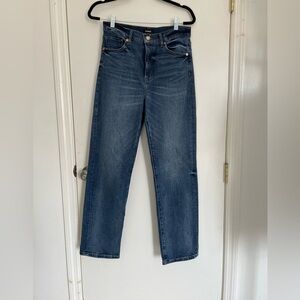 Express Modern Straight High rise Denim Jeans